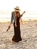 Fashion Men Women Panama Sun Straw Hat Contrast Ribbon Pinched Crown Rolled Trim Beach Cap