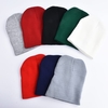 Fashion Men Women Plain Beanie Knit Hat Winter Warm Cap Solid Color Unisex Hip-pop Slouchy Skull Hat