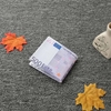 Fashion Men Women Short Wallet PU Leather Dollar Pound Euro Print Folded ID Credit Card Holder Case Cash