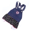 Fashion Pet Dog Clothes Jean Skirt Dress Lovely Lace Heart Apparel Costume