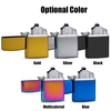 Fashion Pure Color USB Rechargeable Electronic Hit Fire Machine Windproof Flameless Metal Smoking Cigarette Lighters of Double Pulsed Arc
