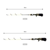Ice Fishing Rod Ultra Light Rod Camouflage Winter Fishing Tackle Mini Pole