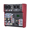 ICM UM-66 Portable 4-Channel Sound Card Mixing Console Mixer Built-in 16 Effects with USB Audio Interface Supports 5V Power Bank for Recording DJ Network Live Broadcast Karaoke