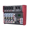 ICM UM-68 Portable 6-Channel Sound Card Mixing Console Mixer Built-in 16 Effects with USB Audio Interface Supports 5V Power Bank for Recording DJ Network Live Broadcast Karaoke