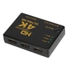 iFSWR-301 HD Mini Switch 3 to 1 Converter Manual Switcher 4K Full 1080P Ultra HD 3D for DVD PS3 PC Black