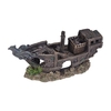 Imitation Shipwreck Sunken Broken Ship Rock Hiding Cave Landscape Aquarium Fish Tank Decoration Decorative Ornament Eco-friendly Resin