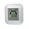 Indoor Comfort Indication Thermometer Hygrometer Smart Digital Touchscreen Colorful Screen Backlight Clock