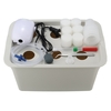 Indoor Soiless Hydroponics Grower Kit 6 Holes Planting Basket Non-transparent DIY Educational Self Watering Tools Plant Cloner Kits Bubble Nursery Pots Garden Cabinet Box
