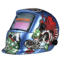 Industrial Welding Helmet Solar Power Auto Darkening Welding Helmet TIG MIG Cartoon Zombie Design