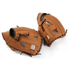 Infield Pitcher Baseball Gloves Leather Brown Outdoor Sports Softball Gloves