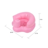 Inflatable Baby Chair Portable Kids Sofa Safety Training seat Pushchair for Playing Bathing Floor Beach Poolside PVC Pink