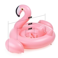 Inflatable Flamingo/Unicorn/Swan Pool Float Circle Mattress Swimming Ring Swin Seat Boat Raft Summer Water Fun Pool Toys(Pink Flamingo)