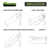 Inflatable Lounger Portable Air Beds Sleeping Sofa
