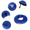 Inflatable Pet Cat Dog Recovery Protective Collar Cones Comfortable Dog Kitten E-collar with Magic Tape Zipper
