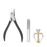 Ingrown Toenail Correction Set Nail Nipper Cuticle Remover Nail File Toenail Fixer Treatment Pedicure Tool Nail Care Tool