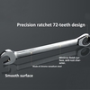 Inner Hexagon Wrench Open Spanner Ratchet Wrench CR-V72 8mm
