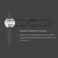 inWatch Color Sport Pedometer Smart Watch Silicon Band BT 4.0 LED for iPhone Android Synchronous Incoming Call Sedentary Reminder Anti-lost for Android 4.3 iOS7 or above