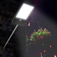 IP65 Water Resistant Solar Powered Wall Lamp Outdoor Night Light