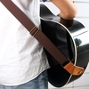 IRIN Adjustable Belt Woven Cotton Guitar Strap with Leather Ends for Electric Acoustic Folk Guitars Comfortable and Durable