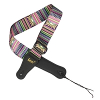 IRIN Guitar Strap Adjustable Polyester Belt PU Leather Ends for Acoustic Folk Classic Electric Guitar Bass