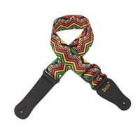 IRIN Guitar Strap Adjustable Polyester Belt PU Leather Ends for Acoustic Folk Classic Electric Guitar Bass