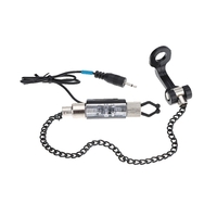 Iron Fishing Bite Alarm Chain Hanger Swinger LED Illuminated Indicator
