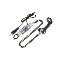 Iron Fishing Bite Alarm Chain Hanger Swinger LED Illuminated Indicator
