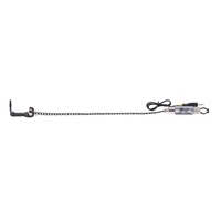 Iron Fishing Bite Alarm Chain Hanger Swinger LED Illuminated Indicator