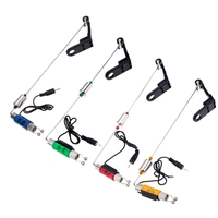 Iron Fishing Bite Alarm Hanger Swinger LED Illuminated Indicator