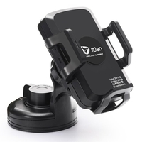 Itian C1+ Qi Car Wireless Charger Charging Stand for Samsung Galaxy S6 S6 edge S6 edge Plus S7 S7 edge LGG2 Smartphone Simple Fashinable Design High Efficiency Anti-skid Safe Stable Durable