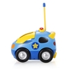 JakMean 2CH Radio Control Music and Lights Cartoon Car Police Car Toy for Kids Toddlers