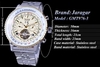 JARAGAR Fashion Automatic Mechanical Watch Stainless Steel Strap Men Wrist Watch