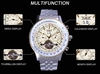 JARAGAR Fashion Automatic Mechanical Watch Stainless Steel Strap Men Wrist Watch