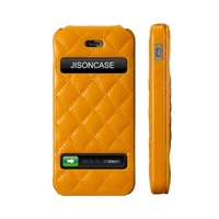 Jisoncase Flip Matelasse Leather Case Cover for iPhone 5