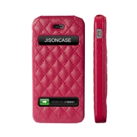 Jisoncase Flip Matelasse Leather Case Cover for iPhone 5