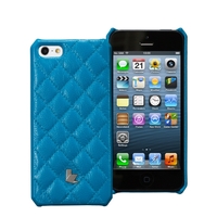 Jisoncase Matelasse Genuine Leather Case for iPhone 5