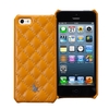 Jisoncase Matelasse Genuine Leather Case for iPhone 5
