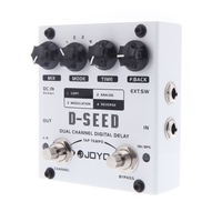 JOYO D-SEED Dual Channel Digital Delay Guitar Effect Pedal with Four Modes