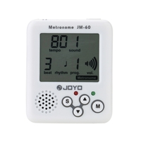 JOYO JM-60 Mini Portable Rechargeable Clip-on Electronic Digital Metronome Tone Generator Tuner for Guitar Violin Ukulele Beat Tempo Practice Training