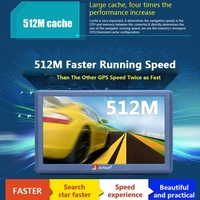 Junsun WIFI Car GPS Navigation 7 inch Touchscreen Built-in 16G with Europe Maps