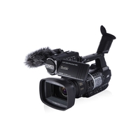 JVC JY-HM360 Professional Handheld 1080P HD Camcorder 18.9 Mega Pixels CMOS Sensor F1.2 (wide) to F2.8 (Tele) 9H Runtime with Face Recognition,  Auto Focus,  Optical Image Stabiliser and Beautiful Skin Modes for Wedding and Event Videographers