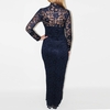 Lace Women Maxi Dress Long Sleeve