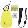 LADE 4-in-1 Alto Saxophone Sax Accessory Kit Belt Cleaning Cloth Reed Aluminum Mute