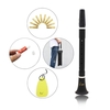 LADE Mini Bb B Flat Clarinet Clarionet with Cleaning Cloth Grease Reeds Carrying Bag Woodwind Instrument for Beginners Practice