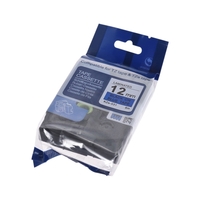 Laminated Label Tape Black on Red Compatible for Brother P-touch Label Printer PT-1010/PT-2100/PT-18R/PT-E200/PT-9500 9mm * 8m