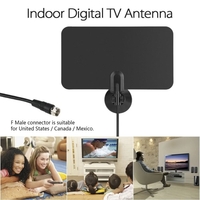 LAN-1030 Indoor Digital TV Antenna 1080p VHF / UHF F Male Connector for United States / Canada / Mexico for HDTV / DTV / PC / Notebook