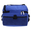 Large Capacity Insulated Square Lunch Bag Cooler Tote Carry Bags Travel Bento Box with Adjustable Shoulder Strap (Wine Red)
