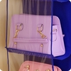 Large Capacity Non-woven Storage Bag Hanging Multi-layer Perspective Anti-dust Household 6 Pocket Closet Rack Hangers