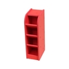 Large Capacity Pen Holder Container 4 Slots Wood Pencil Stationery Organizer for Office School Students Artists