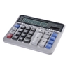 Large Computer Electronic Calculator Counter Solar & Battery Power 12 Digit Display Multi-functional Big Button for Business Office School Calculating